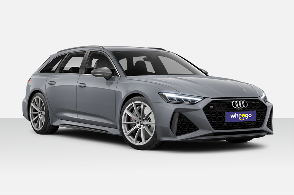 Audi RS6 Avant v sivej farbe na prenájom. Wheego Premium luxusné vozidlá